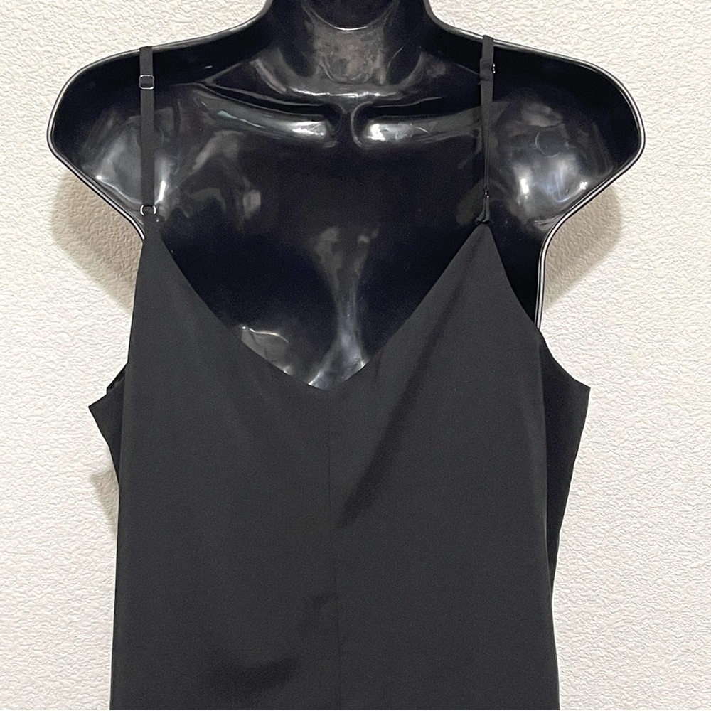 BeBe Woman Black Sequin Embellished Shift Dress Robe Tube Size L - Picture 8 of 16